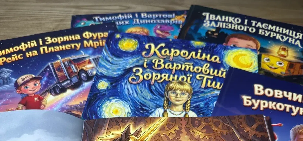 Подарунок хлопчику на Новий рік: друковані іменні казки про хлопчиків «Тимофій і Зоряна Фура» та «Іванко і таємниця Залізного Буркуна» серед інших книг